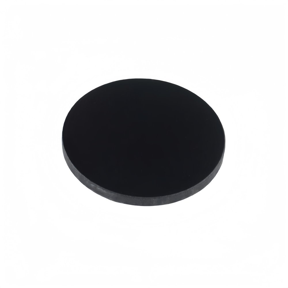 20Pcs Total Size Diameter 25mm and 1mm Thickness 254nm Black UV Pass Optical Filter Glass ZWB3