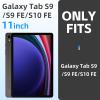 Case for Samsung Galaxy Tab S10 Lite / S10 FE / S9 FE 5G / S9 Tablet Case 10.9''/ 11'' Protective Sleeves,PU Leather Folio Multi-Angle Stand Cover w/Auto Wake/Sleep,Eagle Cosmic Fire view 2