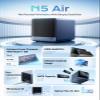 MINISFORUM N5 Air 5-Bay Desktop NAS, AMD Ryzen 7 255(8C/16T) CPU, Barebone, 64GB SSD, 1x 10GbE, 1x 5GbE, 2x USB4(8K), 8K HDMI, OCuLink, 1xM.2 Slot, 2xU.2/M.2 Slots, Network Attached Storage (Diskless) view 3
