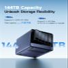 MINISFORUM N5 Air 5-Bay Desktop NAS, AMD Ryzen 7 255(8C/16T) CPU, Barebone, 64GB SSD, 1x 10GbE, 1x 5GbE, 2x USB4(8K), 8K HDMI, OCuLink, 1xM.2 Slot, 2xU.2/M.2 Slots, Network Attached Storage (Diskless) view 4