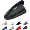Car Shark Fin Antenna Cover for Audi Q2 Q3 Q4 Q5 Q6 Q7 Q8 2015-2025, Shark Fin Roof Shape Cover Replacement with Adhesive Tape Antenna Topper Cap Mount Decorative,Carbon-Patterned Black view 1