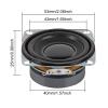 DWEII 4PCS 2" 8Ohm 3W Full Range Audio Speaker Stereo Woofer Loudspeaker for Arduino(8 ohm Speaker) view 2