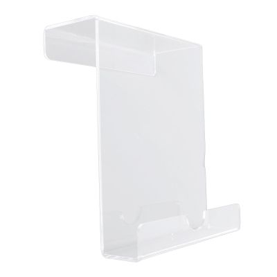 Luocute Treadmill Tablet Holder, Acrylic Book Stand for Exercise Bike and Gym Equipment, with No Tools Assembly for Tablet, Phone and Magazines (7.09x6.3x2.48in) (Transparent)