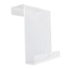 Luocute Treadmill Tablet Holder, Acrylic Book Stand for Exercise Bike and Gym Equipment, with No Tools Assembly for Tablet, Phone and Magazines (7.09x6.3x2.48in) (Transparent) view 1
