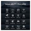 2K+1080P Hidden Car Video Recorder Dash Cam HD Dvr Camera Loop Recording(with Rear Camera,None) view 3