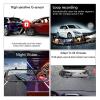 10 inch Car Driving Recorder Touch Screen Stream Media DVR Dash Camera Dual Lens Rearview Mirror 1080p Video Cam(8G) view 3