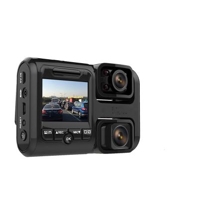 2160P WiFi GPS Logger Dual Lens Car Chip IMX323 Sensor Night Vision Camera Dash Cam Recorder(White,None)