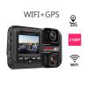 2160P WiFi GPS Logger Dual Lens Car Chip IMX323 Sensor Night Vision Camera Dash Cam Recorder(White,None) view 2