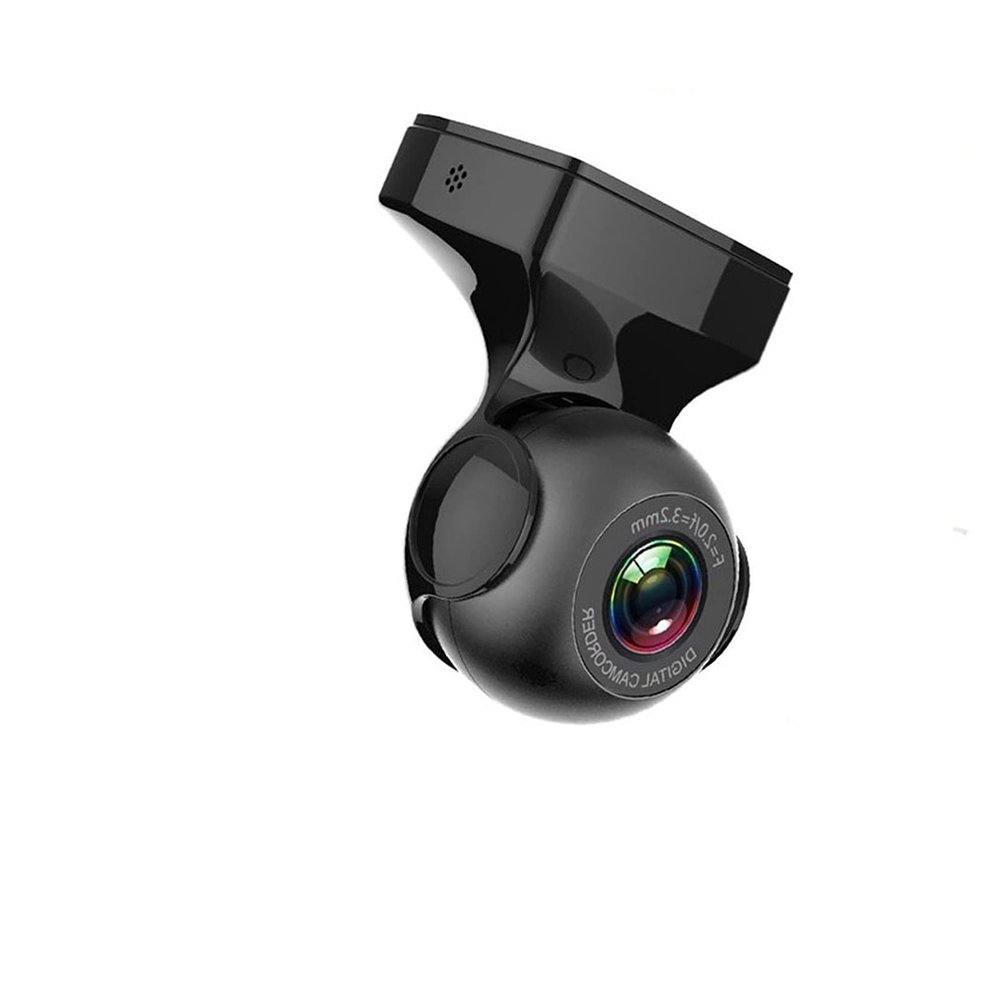 1080P WiFi Car DVR Portable Driving Recorder Night Vision G-Sensor Dash Camera 170 Wide Angle Parking Monitoring Cam(None)