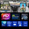 13.5 Inch Car Headrest Screen Tv Monitor, Android 15 Portable TV with Type C, Bluetooth,TF, SD Card Phone Mirroing and Front-Facing Camera with 8GRAM+128GROM view 2