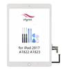 STYCES broken touch screen Digitizer replacement for iPad 2017 A1822 A1823,front glass screen 9.7 inch with Home button (no fingerprint function), tools, and double-sided tape (black/white) (white) view 1