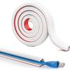 Cable Duct 7 mm Flexible Self-Adhesive for Electrical Wire Management Fireproof PVC and Silicone Cover in Home or Office(4Meter) view 1