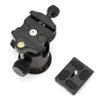 BK - 03 Aluminium Alloy Ball Head, Universal Tripod Ball Head with Level, 360 Degree Horizontal Adjustment and Quick Release Plate, Damping Adjustable Knob for DSLR Camera Photogra view 3