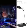 IHSNAP Computer Microphone USB RGB Light, Adjustable Gooseneck Noise Reduction Microphone, 360 Degrees USB Microphone for Gaming Meeting Recording, Compatible with PC Laptop Tablet (Gaming) view 2