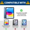 Rotating Case for iPad 10th Generation 10.9 Inch(2022),iPad (A16) 11th Generation 11 Inch(2025),Horizontal & Vertical Stand Cover with Auto Wake/Sleep,Skeleton Butterfly view 3