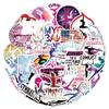 50Pcs Gymnastics Stickers Waterproof Vinyl Decals for Water Bottles Laptop Luggage Cup Computer Mobile Phone Suitcase Teens Boys Girls Teacher-Student Reward(Gymnastics) view 2