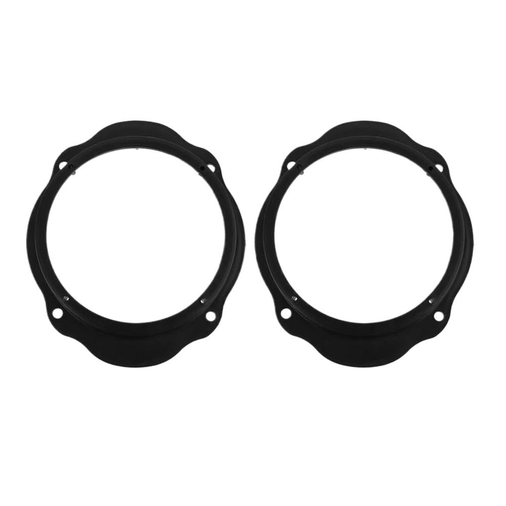 2pcs 6.5in Ring Adapter Plates Universal Mounting Bracket Adapter Plates Car Speaker Spacers Compatible with Focus