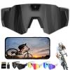 CXZASDELPA POV Sports Glasses with Camera, 4K HD 120 Wide Angle Wearable Sports Glasses, for Cycling, Outdoors Activities (Black, 128g) view 1