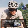 CXZASDELPA POV Sports Glasses with Camera, 4K HD 120 Wide Angle Wearable Sports Glasses, for Cycling, Outdoors Activities (Black, 128g) view 3