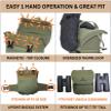 Prowler Gear - THE GUIDE BUNDLE: All Season Binocular Chest Pack Harness With 5 Piece Modular Accessory Kit: One Solution - Early Scouting To Late Season - Olive Green - Fits Up To Most 12x50 Bino view 4