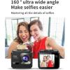 5K30FPS HDPOV Waterproof Capture Camera, 128G 5K Action Camera, Ultra Wide Angle HD Wearable Body Adventure Action Cameras for Diving Cycling Outdoor (64GB) view 3