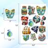 100Pcs Camping Stickers  Hiking Themed Waterproof Vinyl Outdoor Adventure Nature Travel Decals for Campers, Travelers, Water Bottle, Laptop, Luggage, Journal view 4