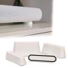 for Sonos Arc Stand, Riser Base with Multiple Height Options, Soundbar Elevator for TV with Non-Slip Feet, Tool-Free Setup(2pcs) (30mm White) view 1