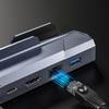 6 in 1 Dock Station with USB A USB C 4K HDMI2.0 Output and Gigabit Networking Port for SteamDeck ROG view 4