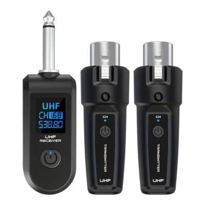 Wireless Microphone Receiver - 8.2x2.5x2.5cm Audio Splitter Adapter | 49FT Range Wireless Subwoofer Connection, TV Mixer Guitar Streaming System, Home Music Player Equipment, Portable Sound Receiver