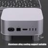 Desktop Heat Dissipation Stand for MiniM4 Antislip Silicone Pad Aluminum Base view 4