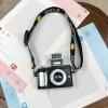 HEIMA STUDIO Camera Keychain With Flashlight, Smiling Resin Decoration,Portable LED Light For Office,Travel view 4