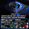 TZGBASS 1600W Slim Underseat Car Subwoofer and Amp Package with RGB Ambient Light Switch, Built-in Amplifier, Individual Low Pass, Gain and Bass Control, Subsonic Deep Bass for Cars and Trucks view 3