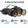 10X Opera Binocular Glasses, Hands-Free Binocular Glasses, 10X Zoom with Polarized Lens, Adjustable HD Optical Telescope, for Bird Watching, Sports, Opera, Sight Seeing view 2