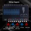 9 Band Graphic Equalizer, Stereo Preamplifier, HiFi Home EQ Tuning Equalizer, Gain Adjustment, with Front Rear + sub Output, CD/Aux inputs, Professional Audio Processor for Car and Home view 3