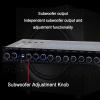 9 Band Graphic Equalizer, Stereo Preamplifier, HiFi Home EQ Tuning Equalizer, Gain Adjustment, with Front Rear + sub Output, CD/Aux inputs, Professional Audio Processor for Car and Home view 4