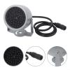 Noteflora 940Nm Infrared Illuminator With 48 LED IR Fill Light For CCTV Surveillance Camera For Night For Vision, Waterproof Outdoor Use, Silver Housing, 5-10m Range view 2