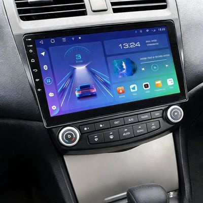 10" Car Stereo Radio Compatible for Honda Accord 2003-2007,Android 15 GPS Navigation Head Unit Fit for Carplay Android Auto,4GB+64GB Car Screen with WiFi Bluetooth with AHD Camera and Mic SWC