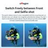 aMagisn Horizontal-Vertical Dive Case for Insta360 Ace Pro & Ace, 60m Waterproof, Anti-Fog, Optical Glass Lens, Quick Release Compatible (Ace Diving Shell) view 2
