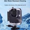 60 Meters Waterproof Case for DJI Osmo Nano, Underwater Deep Diving Housing Shell Cage, Camera Protective Shell Accessory view 2
