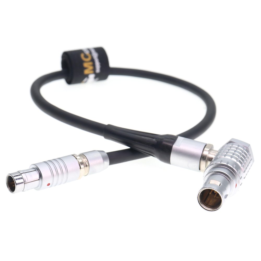 Run Stop Power Cable for Preston MDR3 MDR-4, for Sony Venice ARRI Alexa LF SXT RED DSMC2 Camera, Right Angle 10 Pin to RS 3 Pin, 50cm