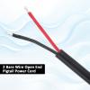10-Pack 5.5mm x 2.1mm DC Power, DC Power Jack 90 Degree Plug Adapter Barrel Connectors for Monitors Surveillance Security Camera LED Strip view 3