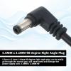 10-Pack 5.5mm x 2.1mm DC Power, DC Power Jack 90 Degree Plug Adapter Barrel Connectors for Monitors Surveillance Security Camera LED Strip view 4