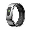 IMIKI Smart Ring Lightweight Metal Ring Bluetooth Alerts Sizes (Silver, 11) view 1