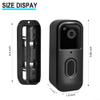 Deskbloom Adjustable Angle Mount Bracket for Blink 2nd Gen Doorbell, 45-135 Viewing, Cable Hole Design view 2