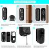 Deskbloom Adjustable Angle Mount Bracket for Blink 2nd Gen Doorbell, 45-135 Viewing, Cable Hole Design view 3