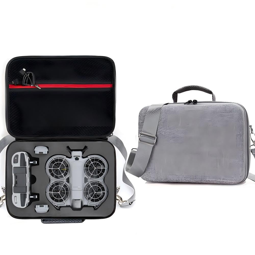 XBERSTAR Carrying Case Compatible with DJI Neo 2 Fly More Combo,Portable Travel Storage Bag with Custom Inner Mold