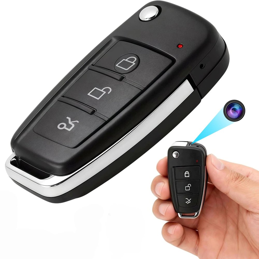 BIYIZOR Hidden Spy Camera with 64GB Memory Card,1080P HD Evidence Recorder, Supports Motion Detection, Equipped with supercapacitor, Compatible with 256GB SD Cards