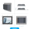 10.4 inch Industrie Panel PC,Industrial Embedded Panel PC,Fanless Panel Computer,Industrial Touch Screen All-in-One PC Windows 10 Pro,I5 16GB RAM 1T ROM,6xUSB,4xRS232+2xRS485,8*GPIO,HDMI,2xLAN view 2