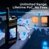 HP-87 PoC Android Rapid Walkie Talkies with Lifetime Free SIM, 4G LTE Global Unlimited Range Two-Way Radios, Fingerprint Unlock Radios Walkie Talkies with GPS, Voice Recorder, 2pcs view 2
