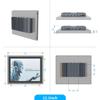 12.1 inch Industrie Panel PC,Industrial Embedded Panel PC,Fanless Panel Computer,Industrial Touch Screen All-in-One PC Windows 10 Pro,I5 16GB RAM 1T ROM,6xUSB,4xRS232+2xRS485,8*GPIO,HDMI,2xLAN view 2